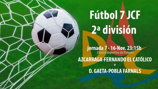 A por la Jornada 7 de Fútbol 7 @JCF_Valencia